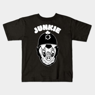 Junkie pig Kids T-Shirt